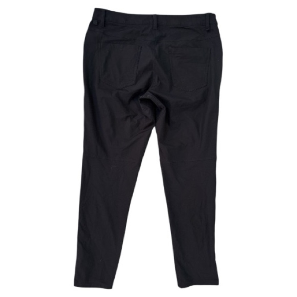 Lululemon ABC Slim-Fit 5 Pocket Pant 30L Warpstreme in Black Size 34 - Picture 8 of 9